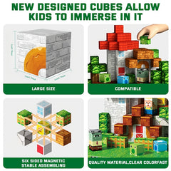 150pcs Magnetic Building Blocks Plant Guard Set