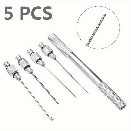 5pcs Carp Fishing Boilie Bait Drill Hair Rigs Baiting Needle Carp Rigs