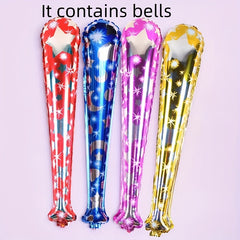 4pcs Aluminum Film Handheld Balloon Toys for Parties
