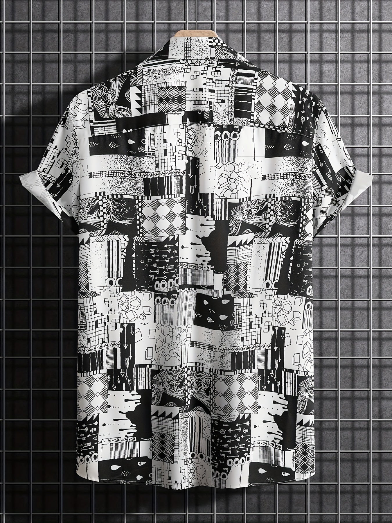 Casual Short Sleeve Hawaiian Shirt for Vacation