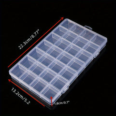 28 Grids Plastic Storage Box Jewelry Fishing Gear Organizer