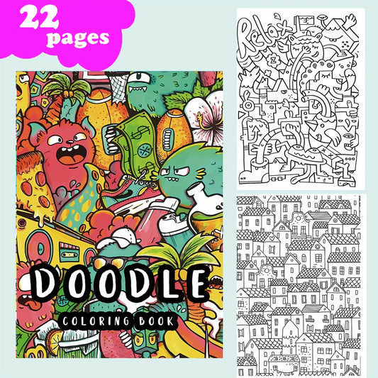 Graffiti Coloring Book for Adults & Teens Vibrant Urban Art