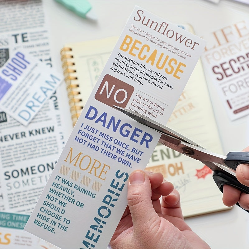 Retro Landscape Journal Sticker Paper Material Sticker