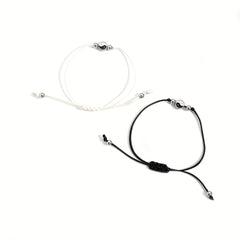 Boho Style String Anklet Set Vintage Ankle Bracelet for Women 2 Pcs