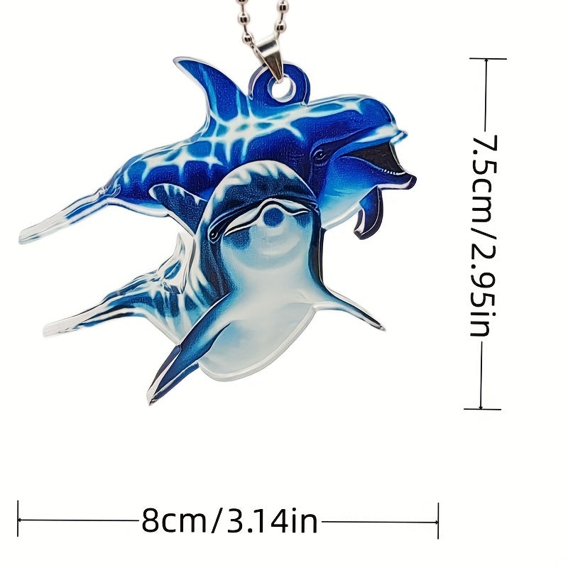 Creative Peace Dolphin Car Pendant Interior Decoration