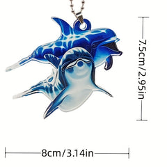Creative Peace Dolphin Car Pendant Interior Decoration
