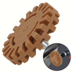 Rubber Eraser Wheel Car Repair Paint Tool Glue Sticker Decal Remover