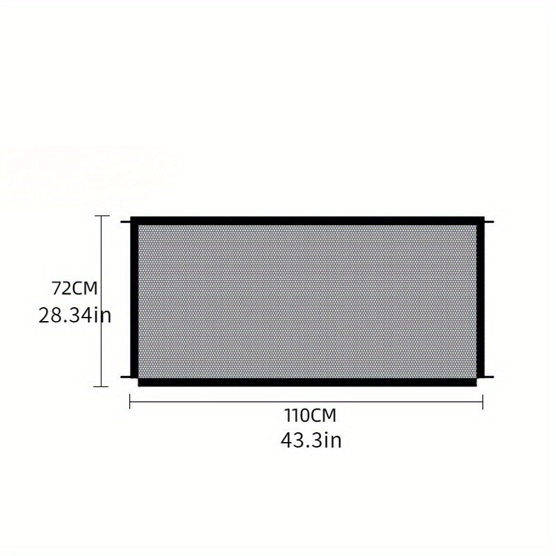 Portable Mesh Baby & Pet Gate for Stairs Doorways Indoors Outdoors