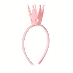 Glitter Crown Hair Hoop Holiday Princess Headbands Baby Girls Hair Accessories