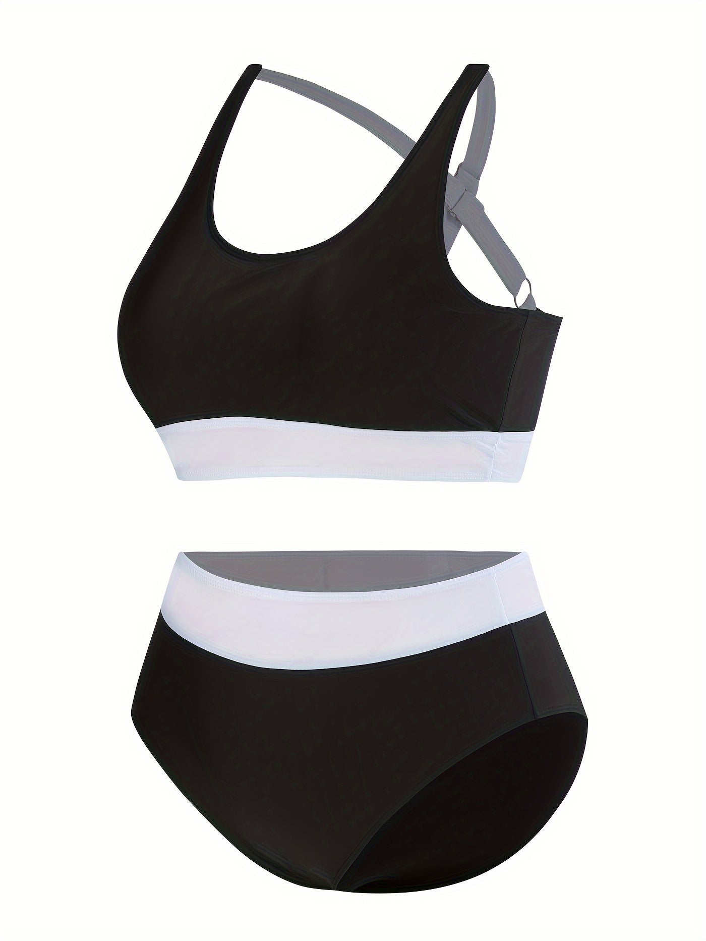  Sexy Bikini Set Criss Cross Back High Waist