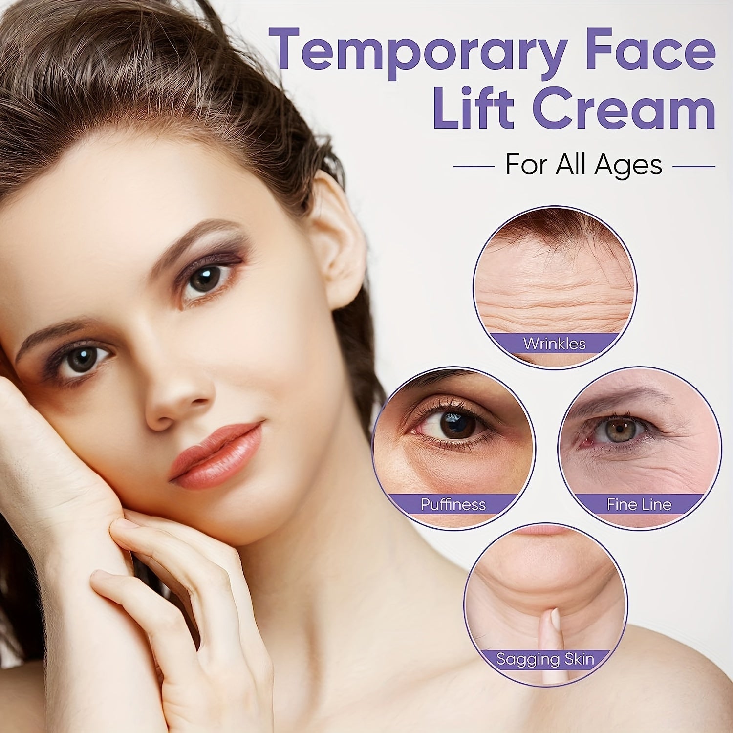 Instant Face Lift Cream Tighten Firm Sagging Skin 1.76 Oz