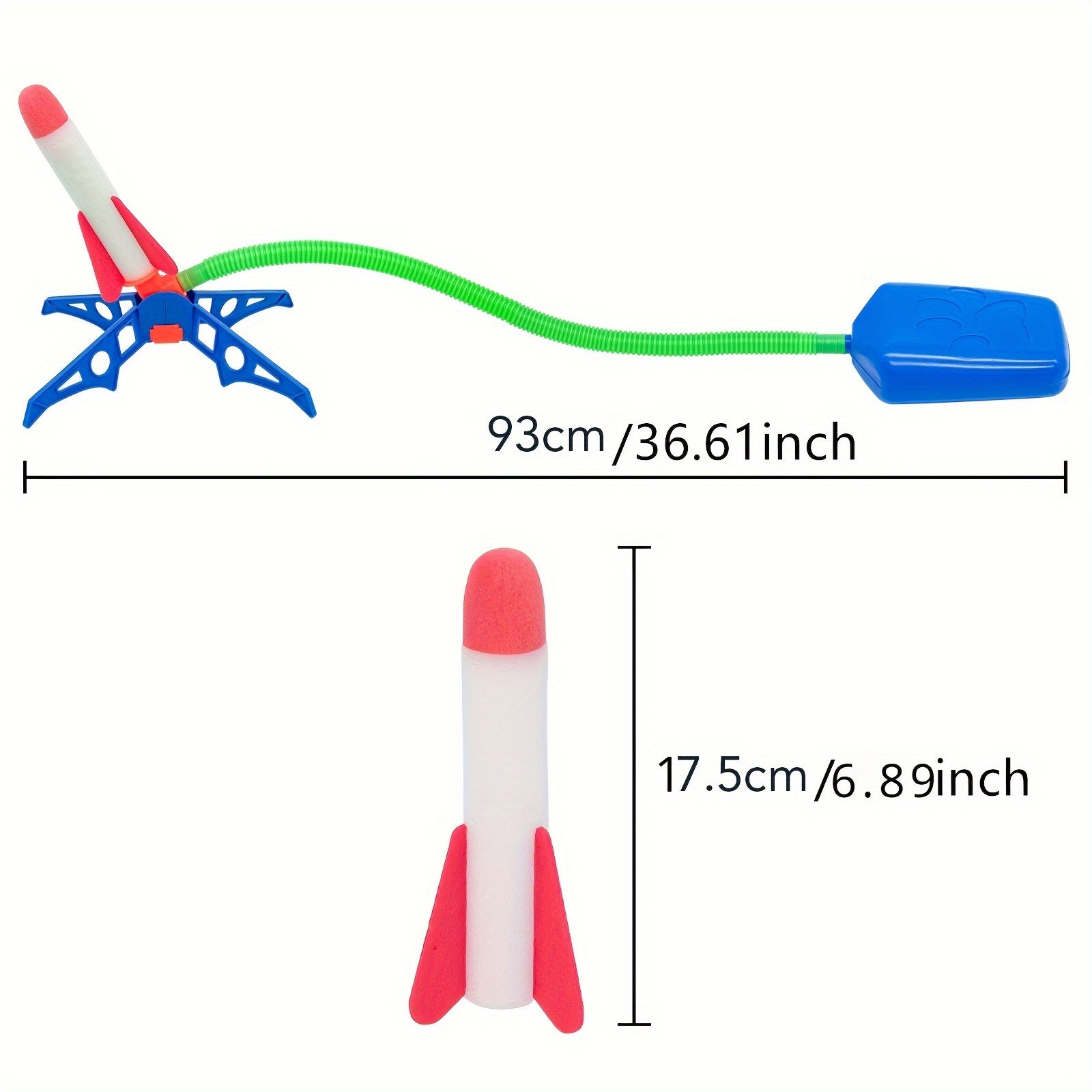 Small Foot Rocket Toys for Outdoor Launching Fun