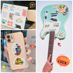 50pcs Motivational Stickers for Teachers Classroom Waterproof Scrapbook