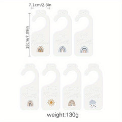 7pcs Acrylic Nursery Closet Dividers For Baby Boys