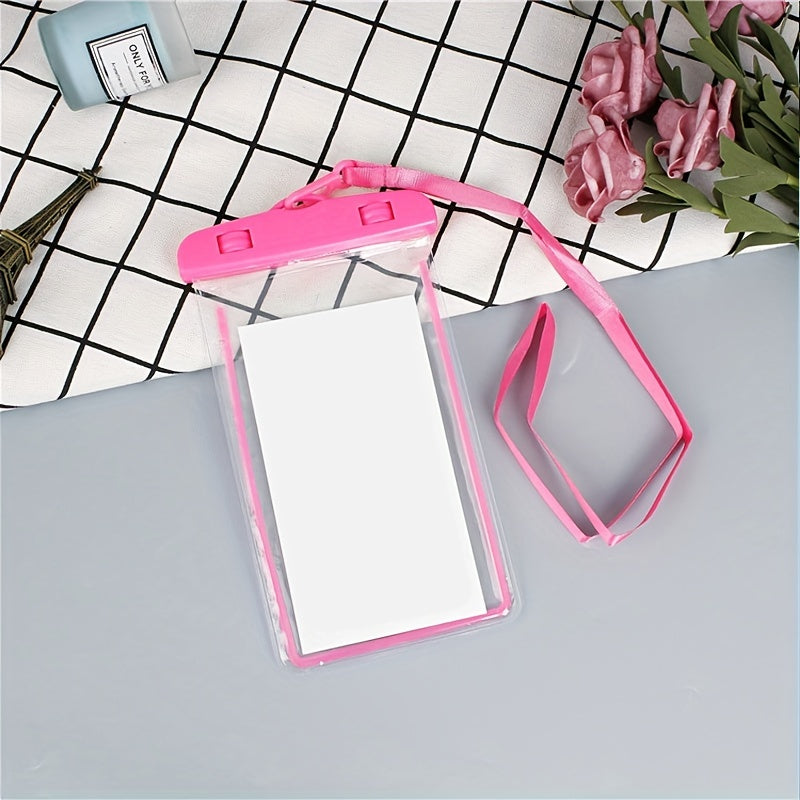 2pcs Nightlight Phone Waterproof Bag 6 inch Case