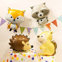 Woodland Animals Balloons Forest Creatures Cartoon Party Decorations