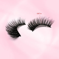 10 Pairs 3D Fluffy Faux Mink Lashes - Natural and Dramatic Look