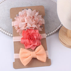 Headband Flowers Bow Hairband Decor for Baby Girls