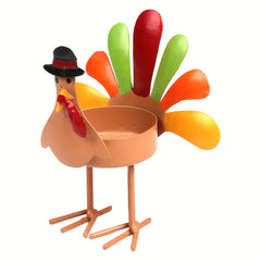 Turkey Candle Holder Metal Decoration for Outdoor Camping