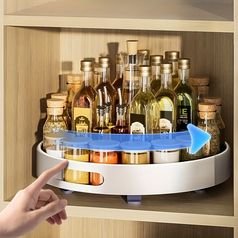 1pc Spice Spinner Spice Rack Organizer Tiered Spice Organizer Spice Bottle Holde