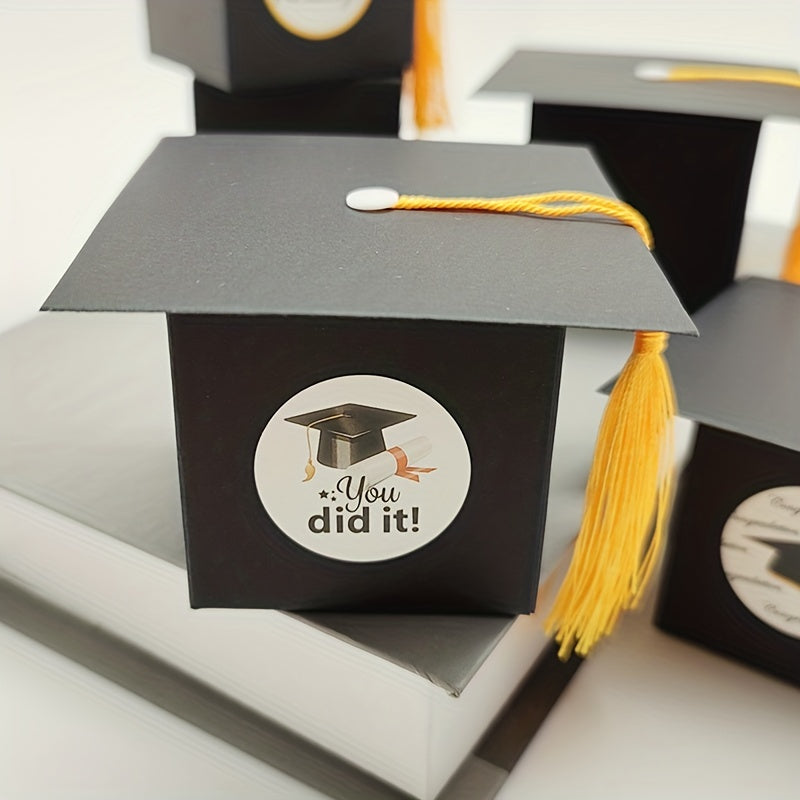 Graduation Season Bachelor Hat Favor Box Set