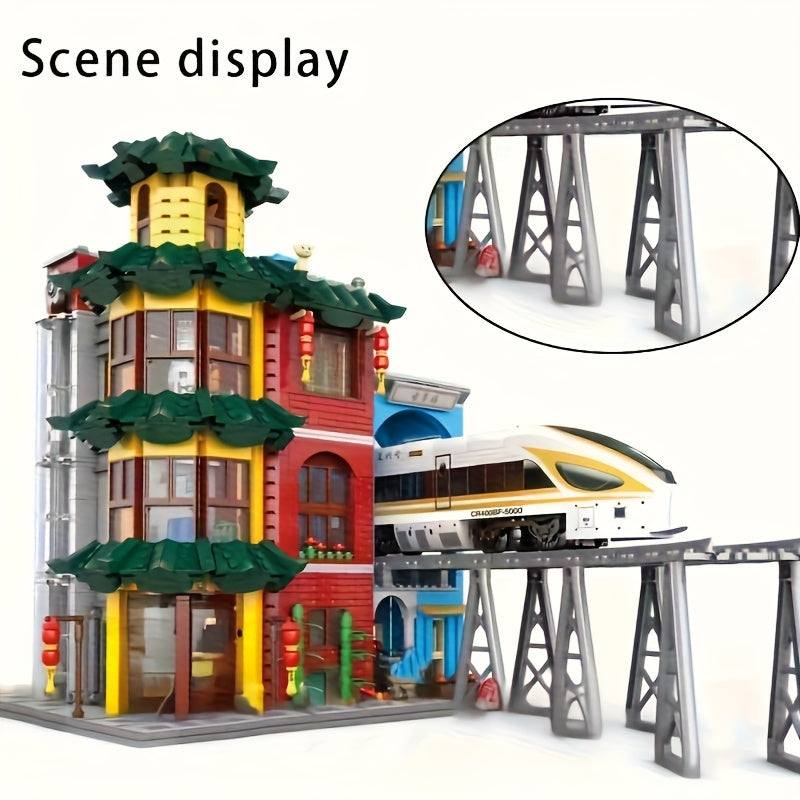 4pcs 64449 Small Particle Building Blocks 1x6x10 Support Frame MOC