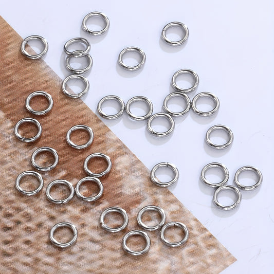 200pcs Stainless Steel Jump Rings for Jewelry Making