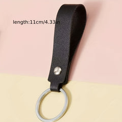 Leather Lanyard Keychain Keyring Bag Accessories Car Keychain Accessories