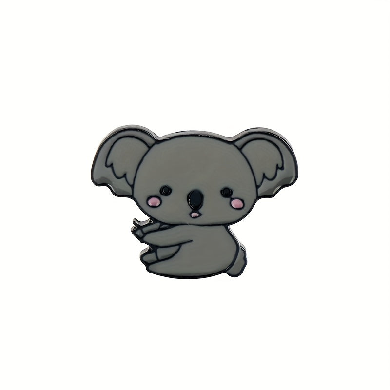 Koala Brooch Enamel Badge Cartoon Casual Brooch For Men
