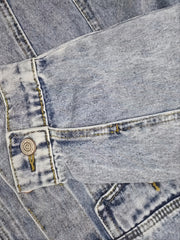 Baggy Denim Coat Oversized Long Sleeve Denim Jacket Women's Clothing