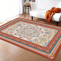 Colorful Large Area Carpet Washable for Living Room Bedroom Study