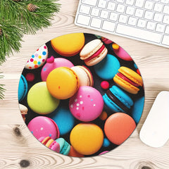 Colorful Biscuit Printed Anti-slip Mouse Pad for Gaming and Office Use