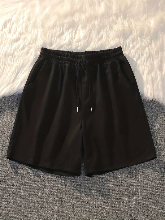 Solid Drawstring Shorts for Women