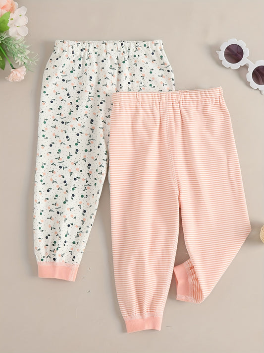 Toddler Girls Leggings 2pcs Cotton Casual Trousers Set