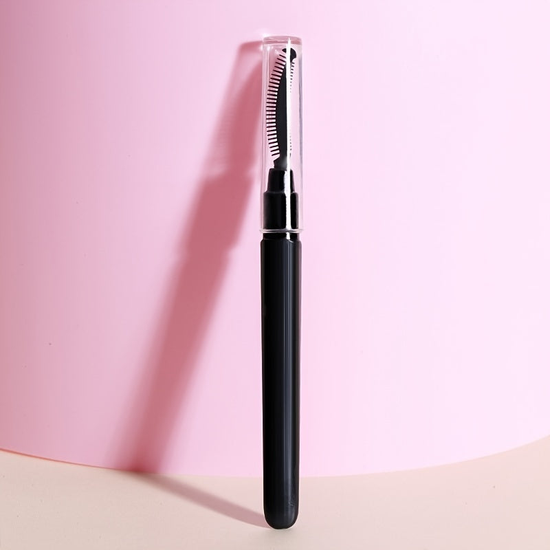Portable Eyelash Comb with Dust Cover for Makeup Application