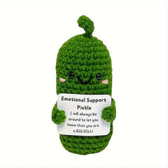 Emotional Support Pickle Gift Set with Affirmation Cards