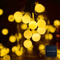 Outdoor Solar String Lights Waterproof Ball Lights Starry Fairy Lights