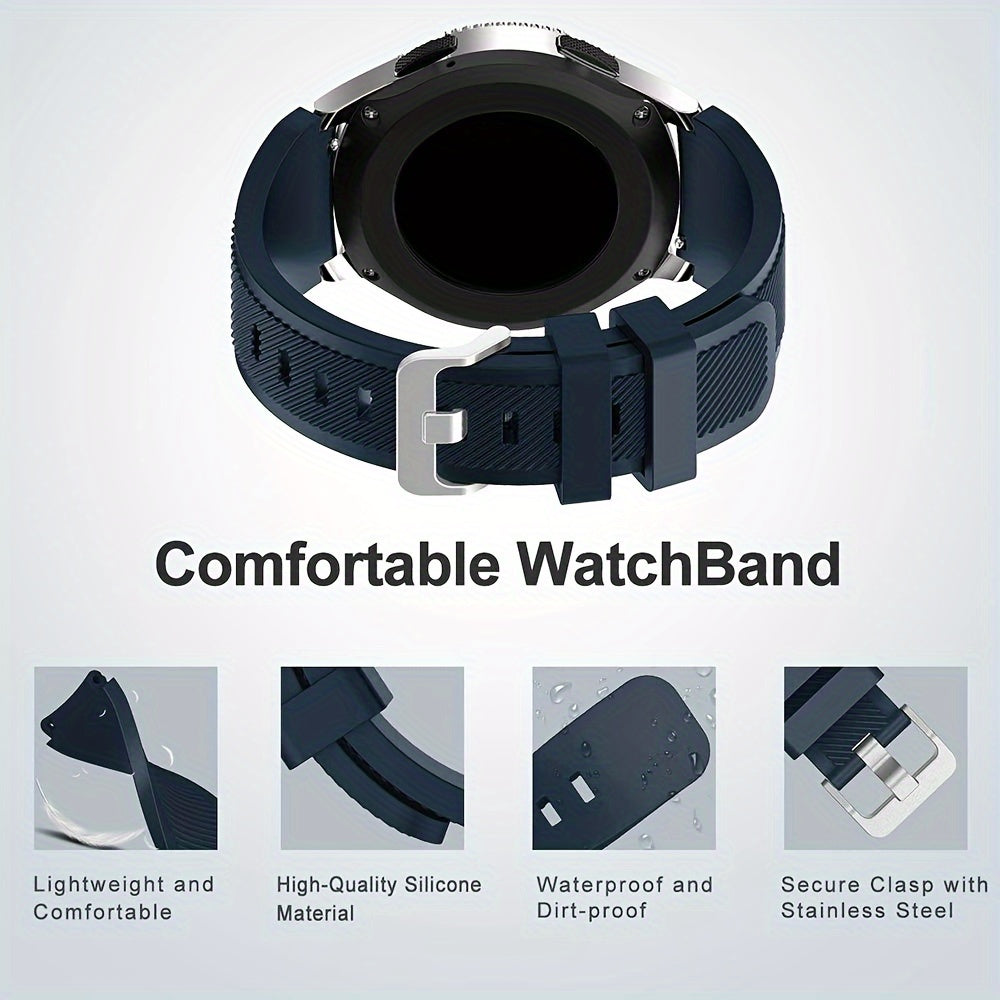 20mm 22mm Silicone Watch Strap for Galaxy Watch 4 6 Classic 5 Pro