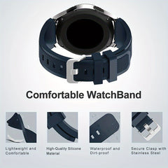 20mm 22mm Silicone Watch Strap for Galaxy Watch 4 6 Classic 5 Pro
