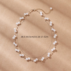 Vintage Pearl Necklace Stylish Necklace Women's Jewelry