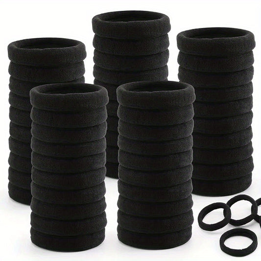 Thick Hair Elastic Hair Tie Seamless Rope Ponytail Holder