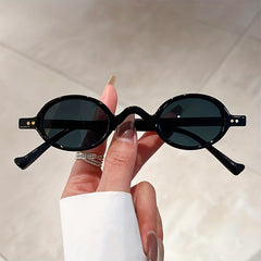 Retro Round Sunglasses Rivet UV400 Sun Shades