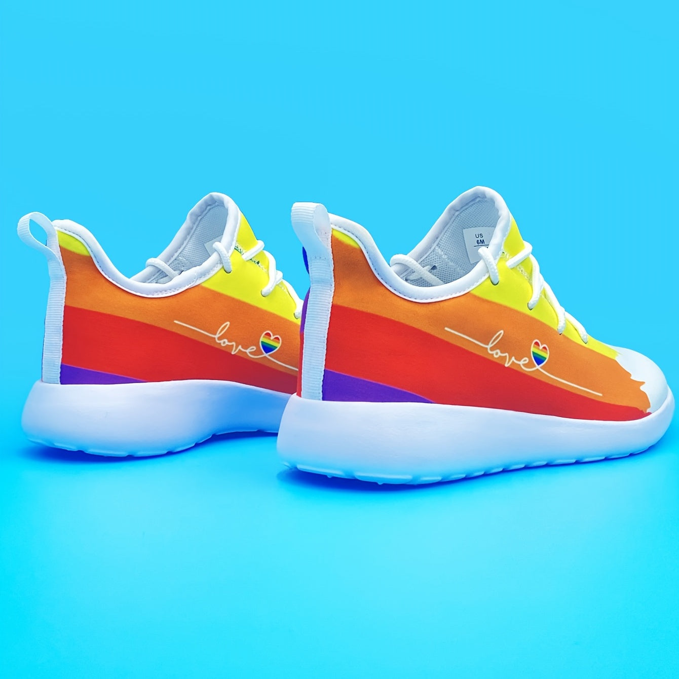 Pride Month Men's Lightweight Gym Sneakers