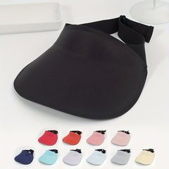 Candy One Piece Visor Plain Casual Sun Hats UV Protection Sports Hat