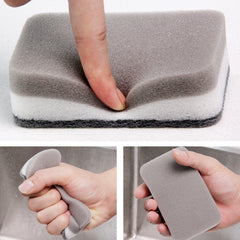 5pcs Double sided Cleaning Sponges Household Scouring Pad Kit