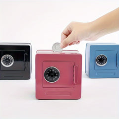 Metal Storage Box with Password Lock Savings Box Money Bank Coin Bank