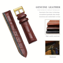 Leather Watchbands 20 22 24mm Watch Band Strap High Wrist Belt Bracelet