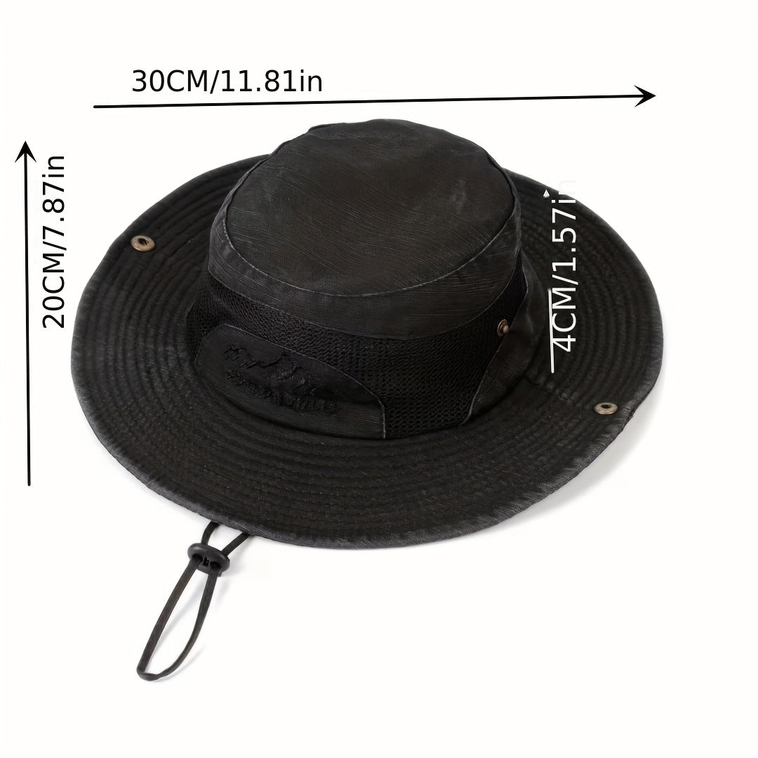 Men's Multicolor Sun Protection Outdoor Hat