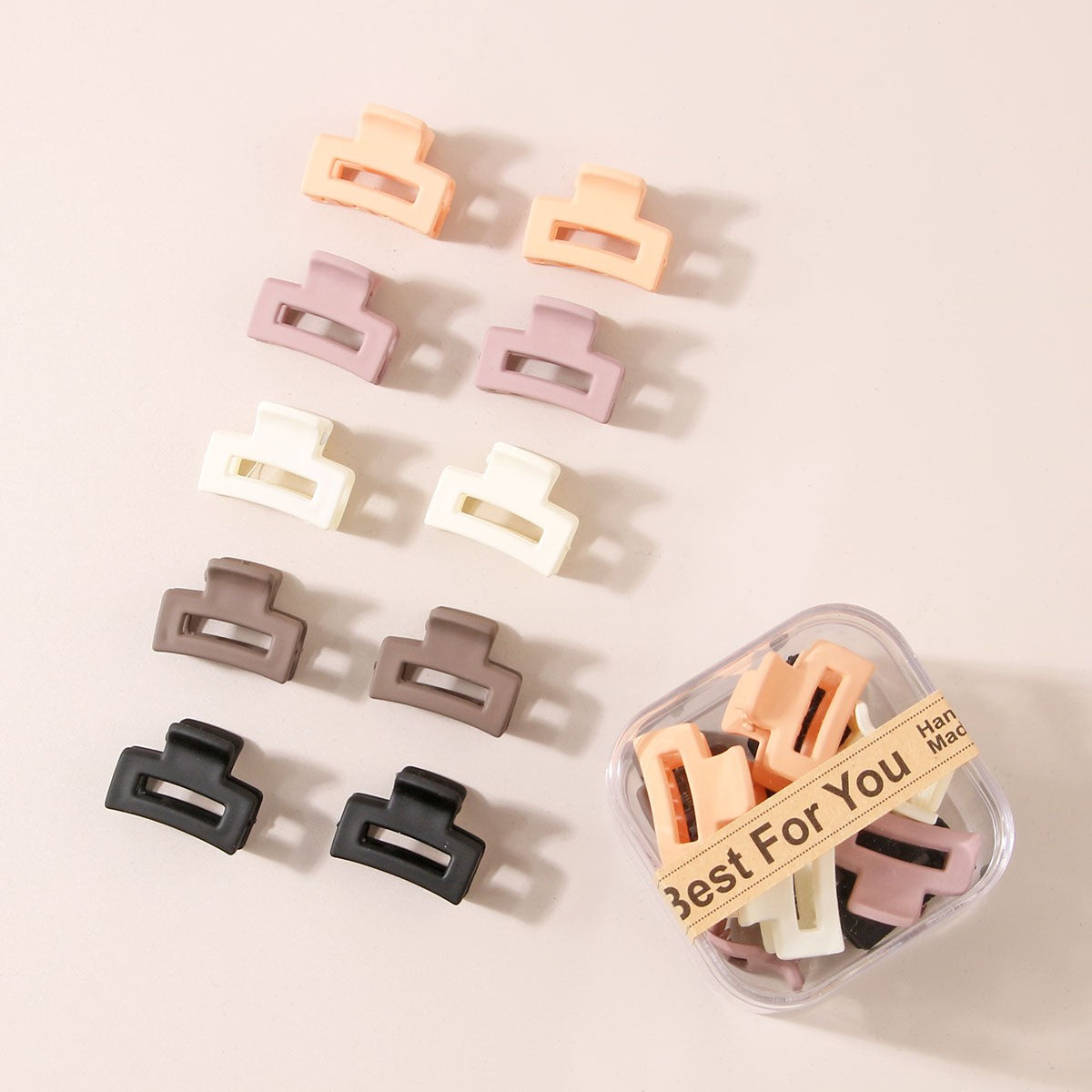 10pcs Small Hair Grab Clip Ponytail Clip Hairpins Hair Accessories