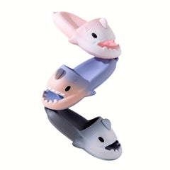 Cartoon Shark Non Slip Slides Quick Drying Slides Indoor Outdoor Beach Summer
